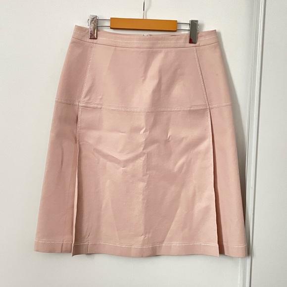 Piazza Sempione Salmon Pink A-Line Skirt - Picture 1 of 9